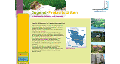 Desktop Screenshot of jugendfreizeitstaetten.de